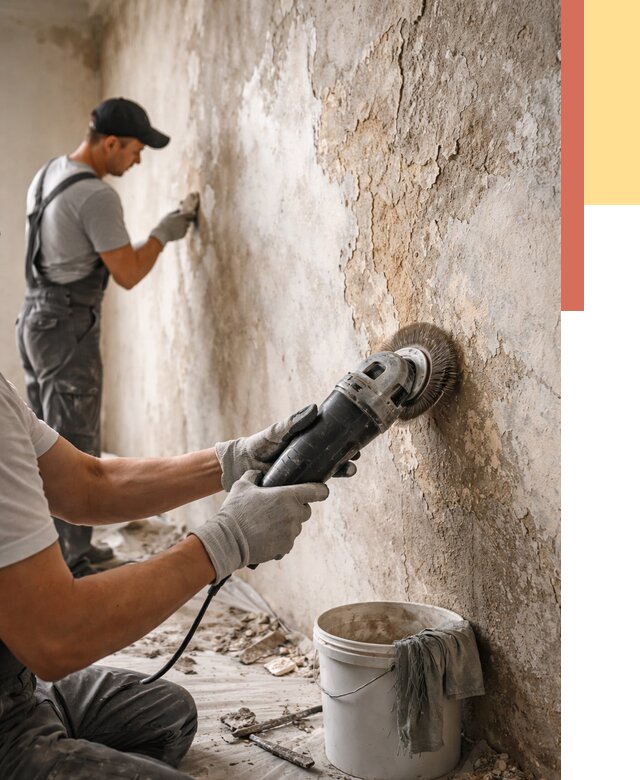 Снятие и удаление краски со стен в Астрахани от 2158 руб. — ОТДЕЛОЧНИК-Стр