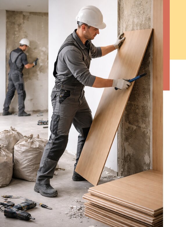 Демонтаж стеновых панелей в Астрахани от 3597 руб. за м² быстро и недорого | ОТДЕЛОЧНИК-Стр