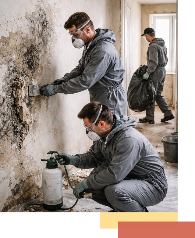 Удаление плесени со стен профессионально в Астрахани