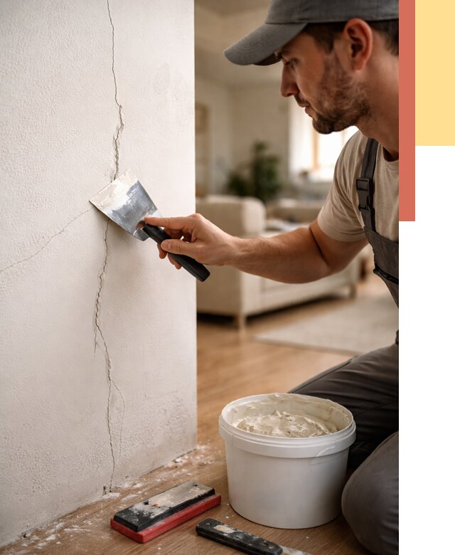 Заделка трещин и сколов в Астрахани от 2518 руб. — быстро и недорого | ОТДЕЛОЧНИК-Стр