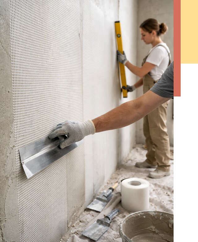 Армирование стен стеклосеткой в Астрахани от 3288 руб. под ключ | ОТДЕЛОЧНИК-Стр