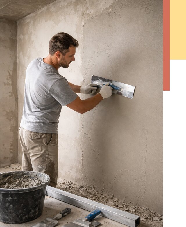 Штукатурка стен без маяков в Астрахани от 7399 руб/м2 — услуги и цена | ОТДЕЛОЧНИК-Стр