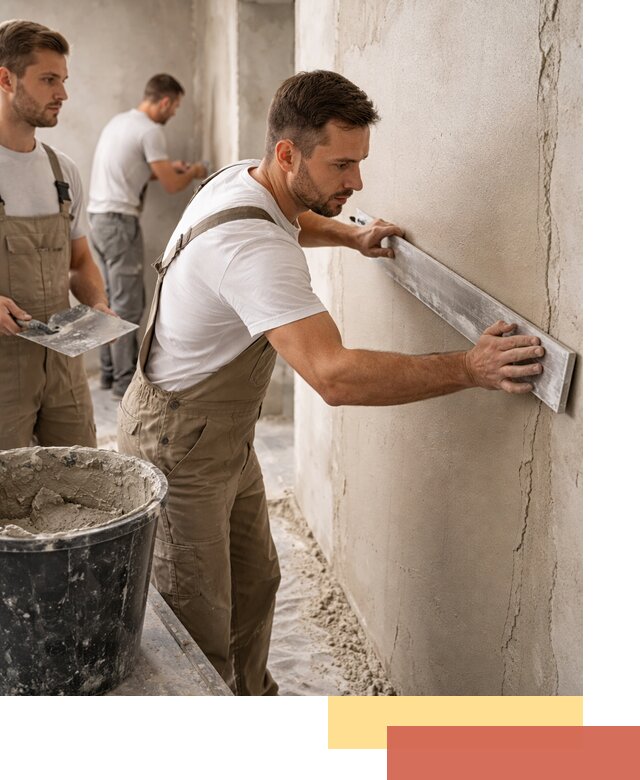 Штукатурка стен без маяков в Астрахани быстро и качественно