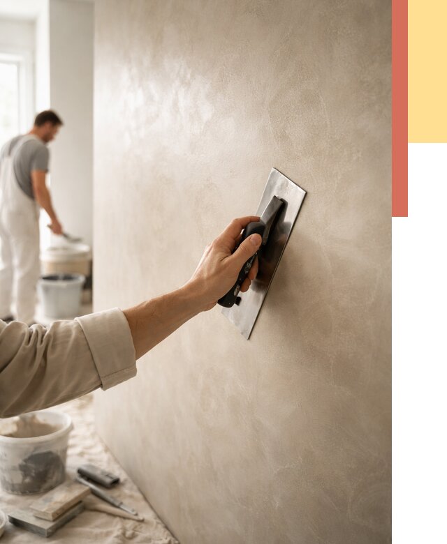 Венецианская штукатурка в Астрахани от 3597 руб/м² — нанесение стен под ключ | ОТДЕЛОЧНИК-Стр