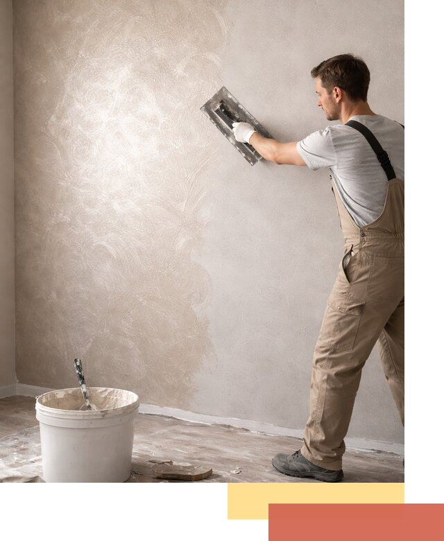 Декоративная штукатурка «Мокрый шелк» под ключ в Астрахани