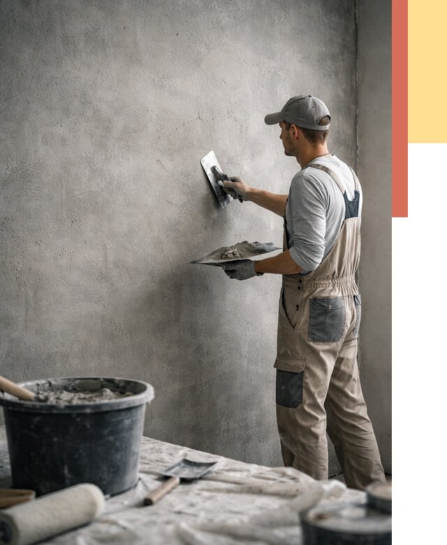 Декоративная штукатурка под бетон в Астрахани от 2569 руб./м² — нанесение под ключ | ОТДЕЛОЧНИК-Стр