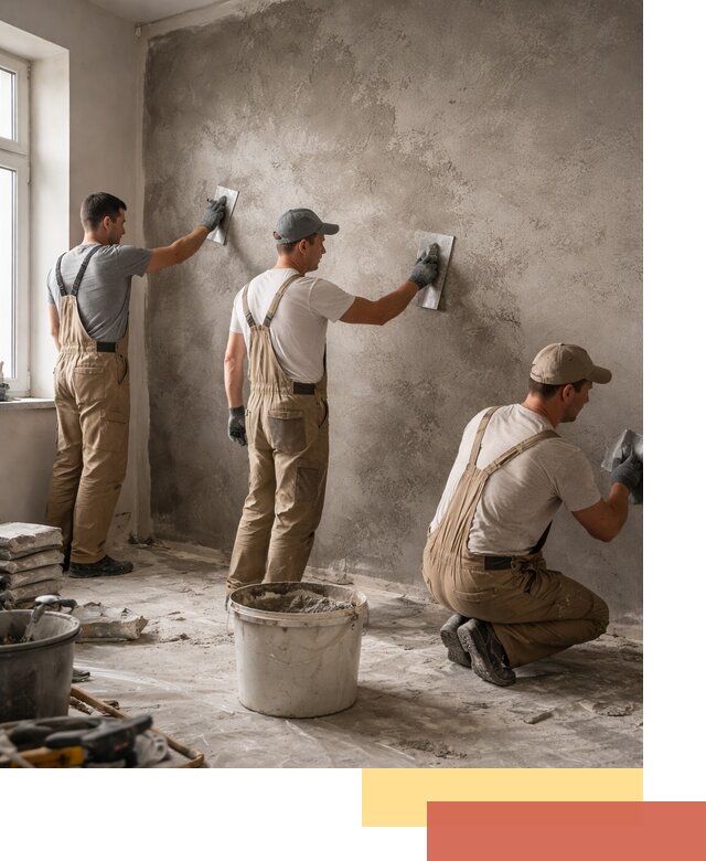 Декоративная штукатурка под бетон в Астрахани для стен и потолков