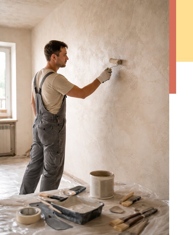 Нанесение лессирующей краски по декоративке в Астрахани от 1798 руб. | ОТДЕЛОЧНИК-Стр