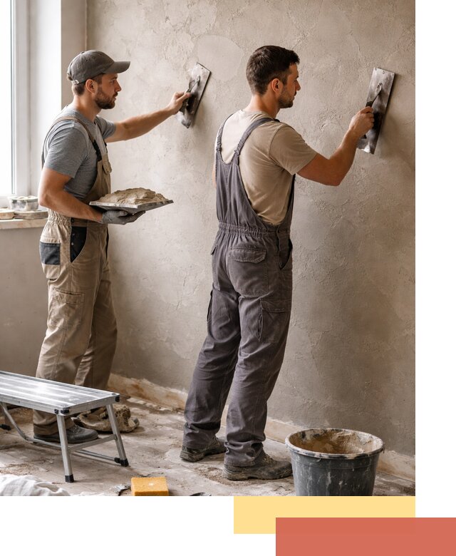 Ремонт декоративной штукатурки и восстановление фактуры в Астрахани