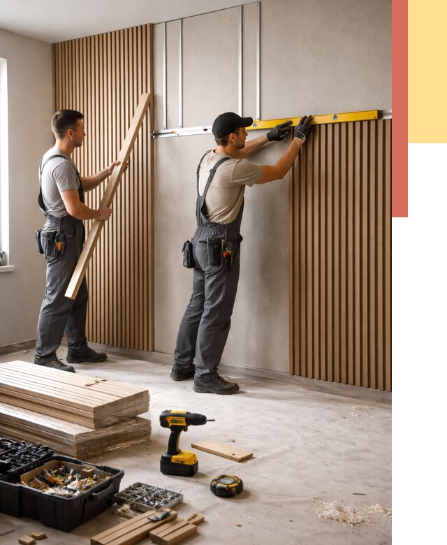 Монтаж реечных панелей на стены в Астрахани от 1233 руб. — быстро и недорого | ОТДЕЛОЧНИК-Стр