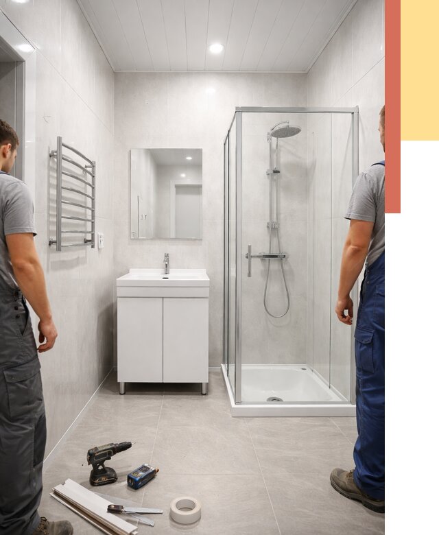 Отделка ванной комнаты панелями ПВХ в Астрахани от 4624 руб. за м2 | ОТДЕЛОЧНИК-Стр