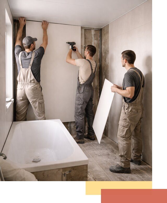 Отделка ванной панели ПВХ профессионально в Астрахани