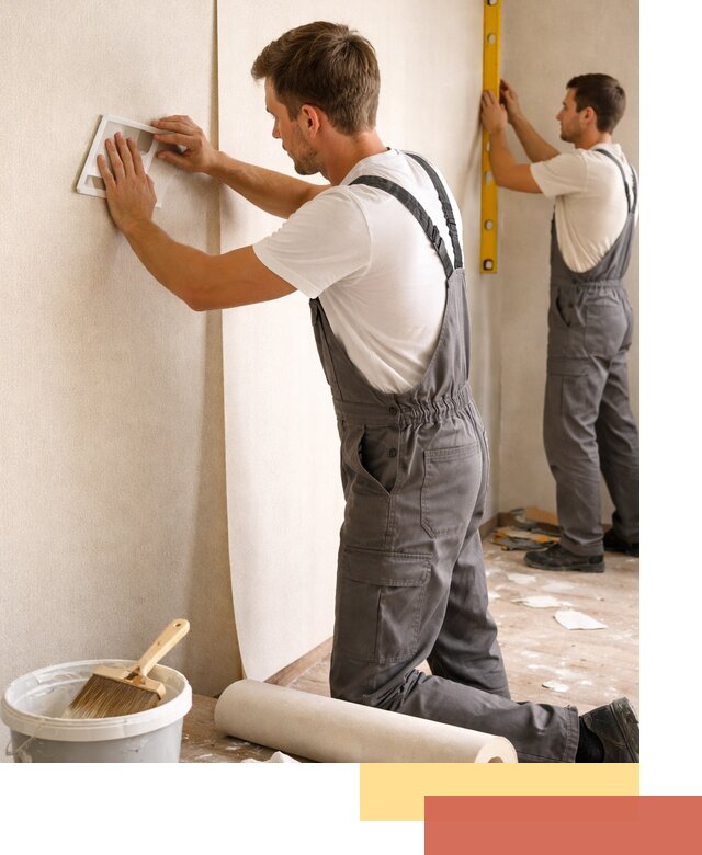 Поклейка бумажных обоев в Астрахани качественно и недорого