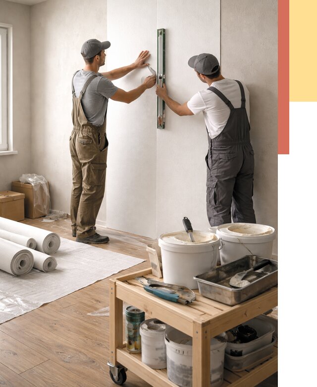 Поклейка стеклообоев в Астрахани от 6679 руб. за м2 — быстро и недорого | ОТДЕЛОЧНИК-Стр