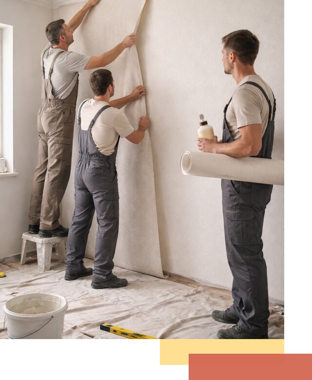 Оклейка стен обоями в Астрахани — качественно и профессионально