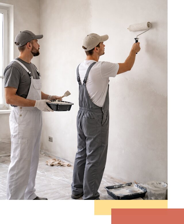 Покраска стен водоэмульсионной краской в Астрахани