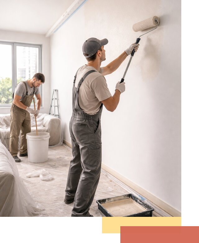 Покраска стен в офисе в Астрахани — быстрый и качественный ремонт