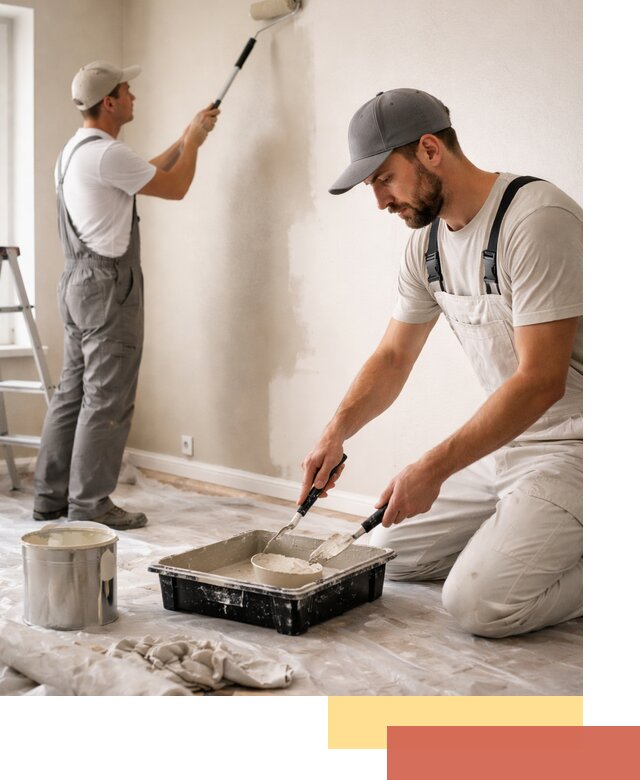 Покраска стен в квартире в Астрахани — профессионально и аккуратно