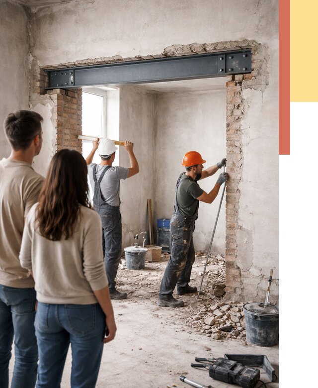 Усиление проема в стене в Астрахани от 9762 руб. — усиление дверного проема металлоконструкцией | ОТДЕЛОЧНИК-Стр