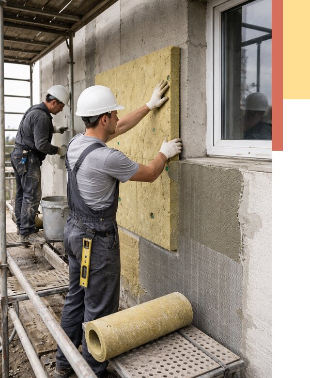 Утепление стен в Астрахани от 4419 руб. под ключ — быстро и недорого | ОТДЕЛОЧНИК-Стр