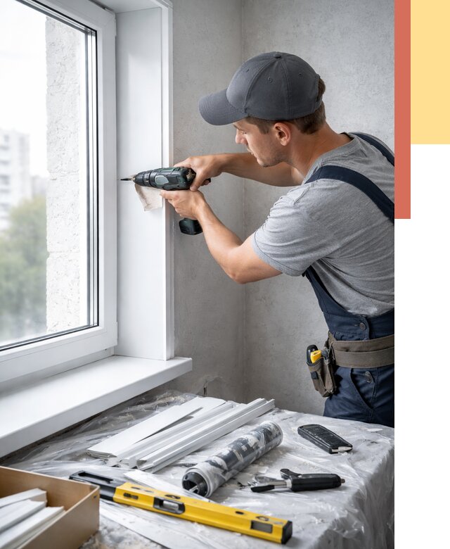 Установка пластиковых откосов в Астрахани от 2312 руб. | ОТДЕЛОЧНИК-Стр монтаж, быстро и недорого