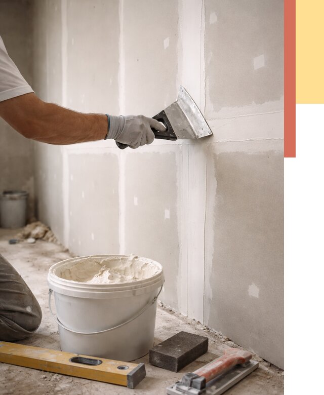 Шпаклевка перегородок из гипсокартона в Астрахани от 2569 руб. — услуги ОТДЕЛОЧНИК-Стр