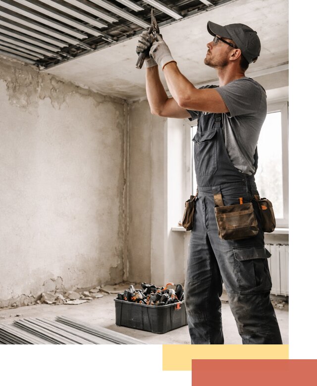 Демонтаж реечного потолка в Астрахани быстро и аккуратно