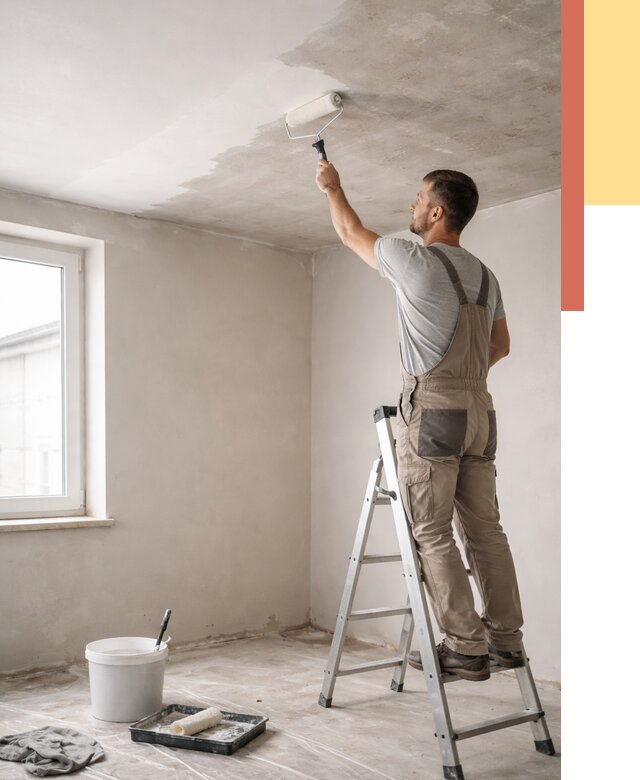 Грунтовка потолка в Астрахани от 2569 руб. — быстро и недорого | ОТДЕЛОЧНИК-Стр