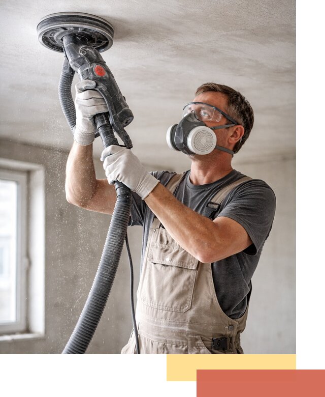 Шлифовка потолка в Астрахани — качественная подготовка под отделку