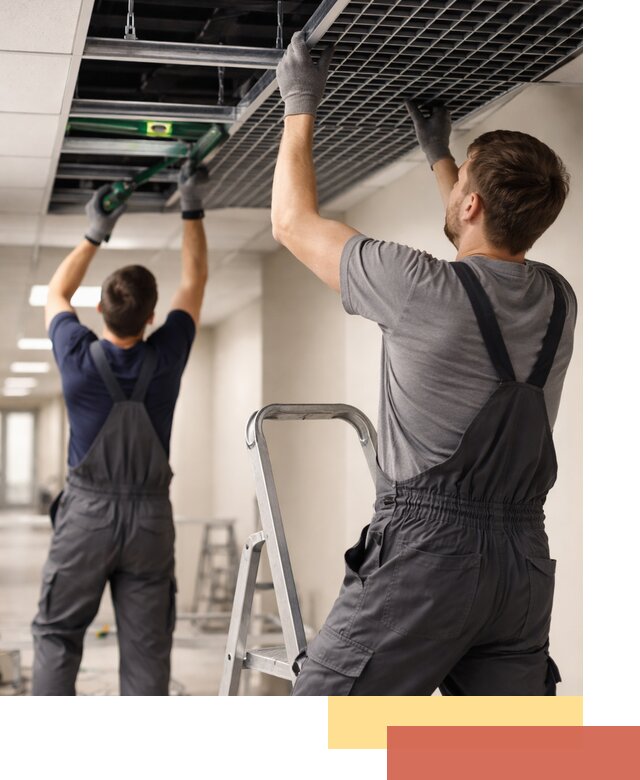 Монтаж потолка Грильято в Астрахани: установка под ключ качественно