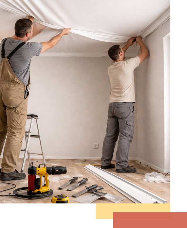 Монтаж ПВХ натяжного потолка в Астрахани качественно и быстро