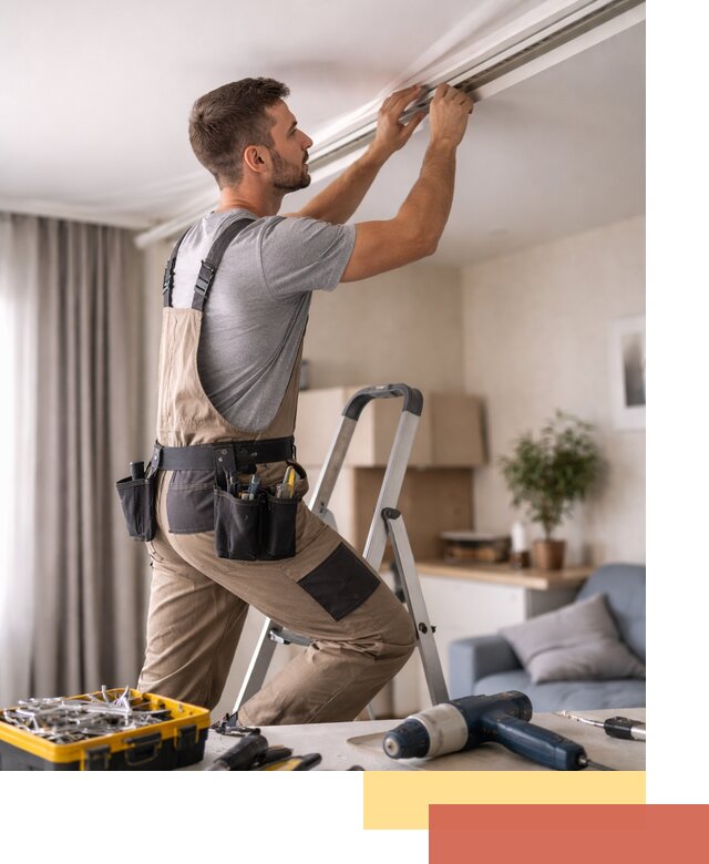 Ремонт натяжных потолков в Астрахани — качественно и оперативно