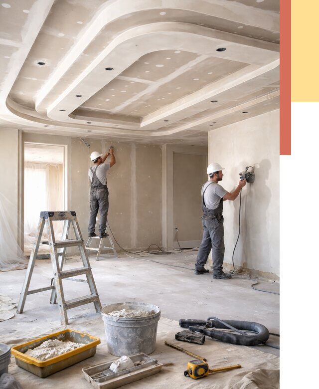 Многоуровневый потолок из гипсокартона в Астрахани от 771 руб. под ключ | ОТДЕЛОЧНИК-Стр