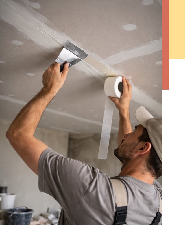 Обработка швов потолка ГКЛ в Астрахани от 7707 руб. под ключ | ОТДЕЛОЧНИК-Стр