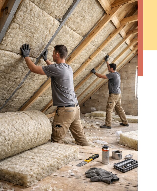 Утепление потолка минватой в Астрахани от 1490 руб. — быстро и недорого | ОТДЕЛОЧНИК-Стр