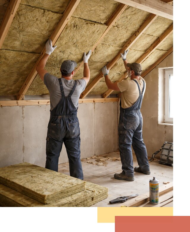 Утепление потолка минеральной ватой в Астрахани