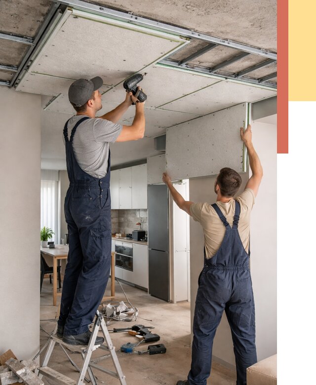 Шумоизоляция потолка панелями зипс в Астрахани от 1901 руб. под ключ | ОТДЕЛОЧНИК-Стр